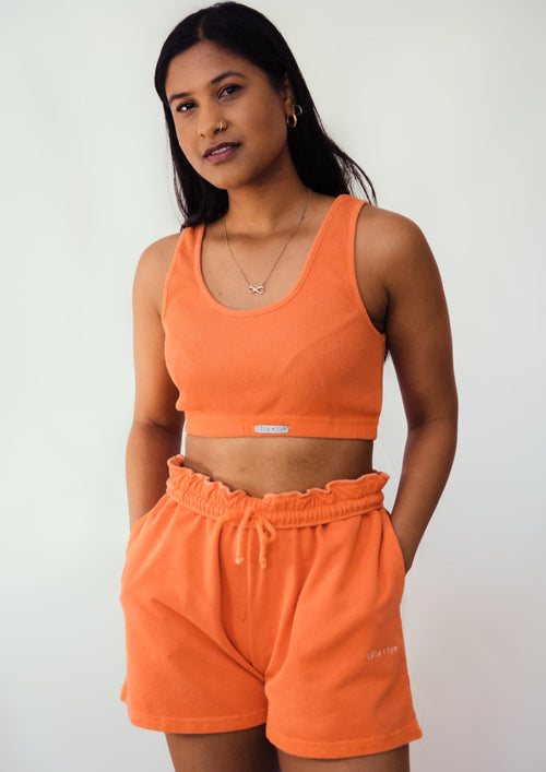 Tangerine Orange Shorts