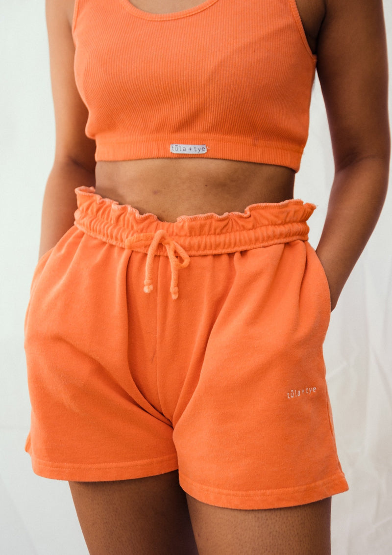 Tangerine Orange Shorts