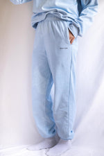 Washed Sky Blue Joggers