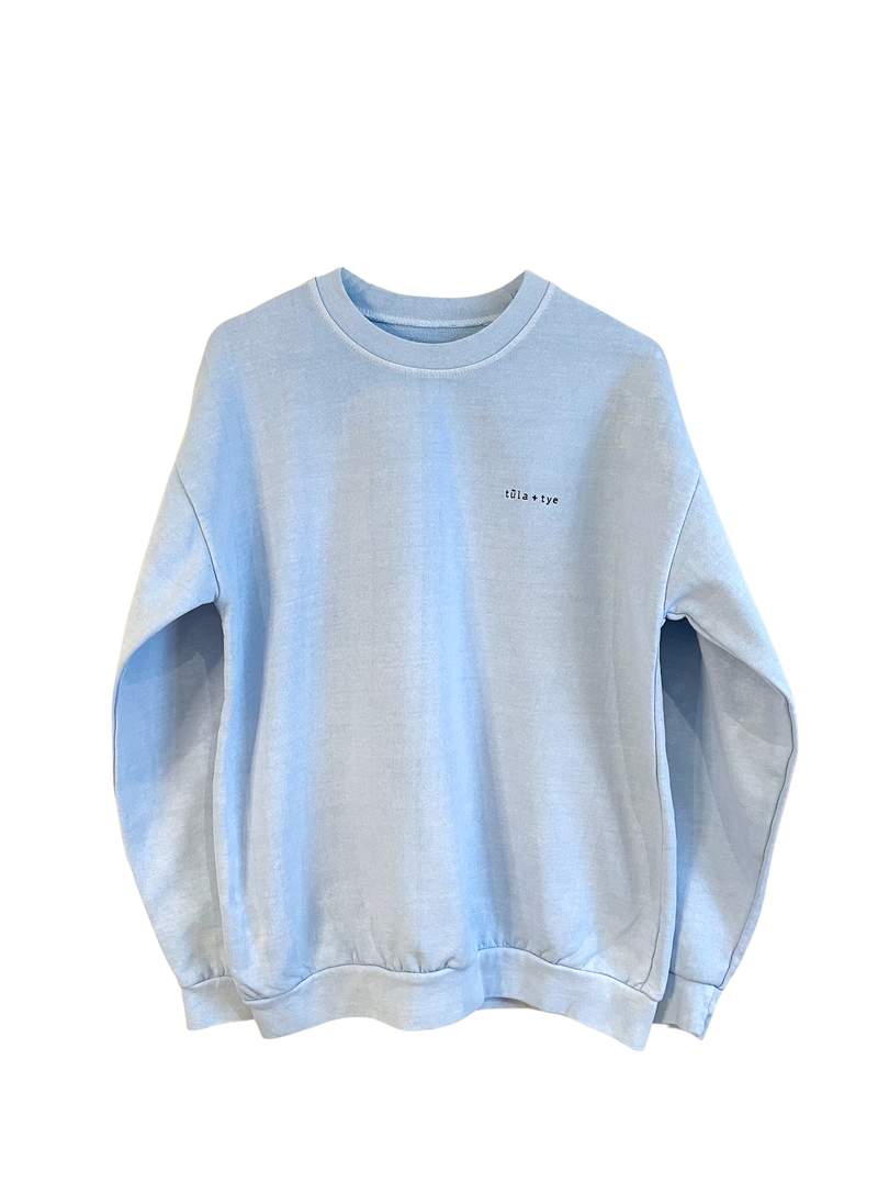 Washed Sky Blue Sweatshirt