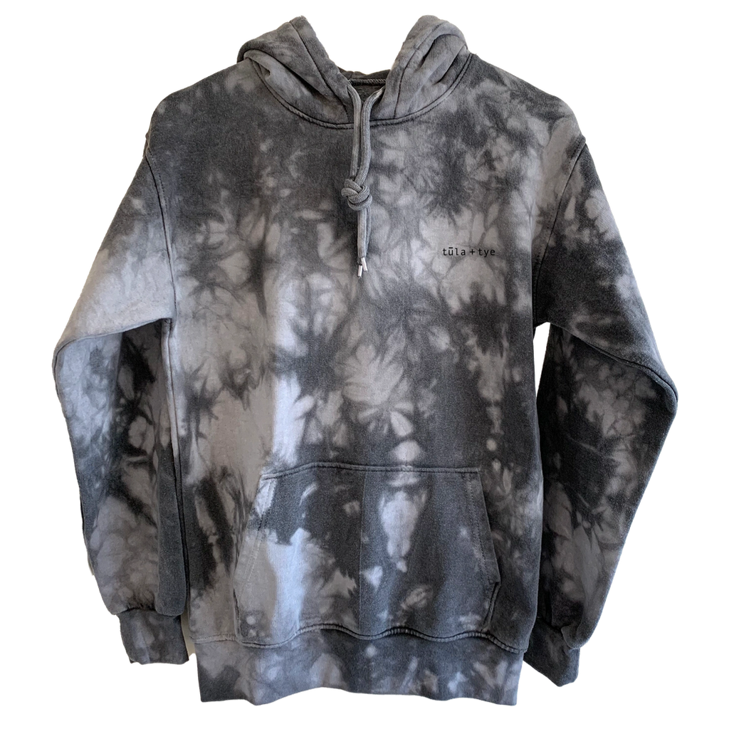 Tie-Dye Charcoal Hoodie – Tula + Tye Tie-Dye Charcoal Hoodie – Tula + Tye