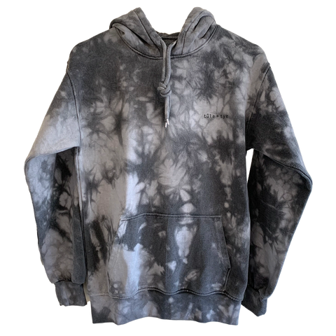 Tie-Dye Charcoal Hoodie – Tula + Tye