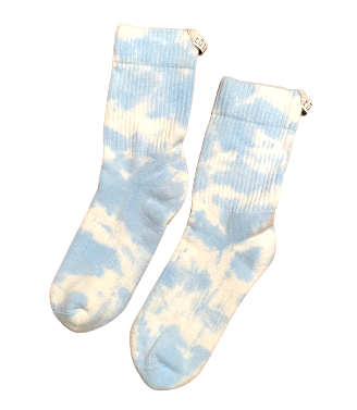 Tie-Dye Sky Blue Socks