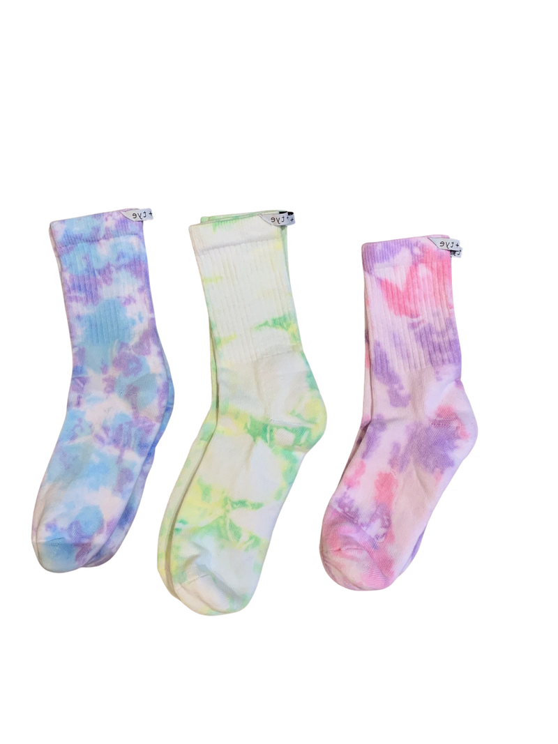 Tie-Dye Socks Custom 3-Pack
