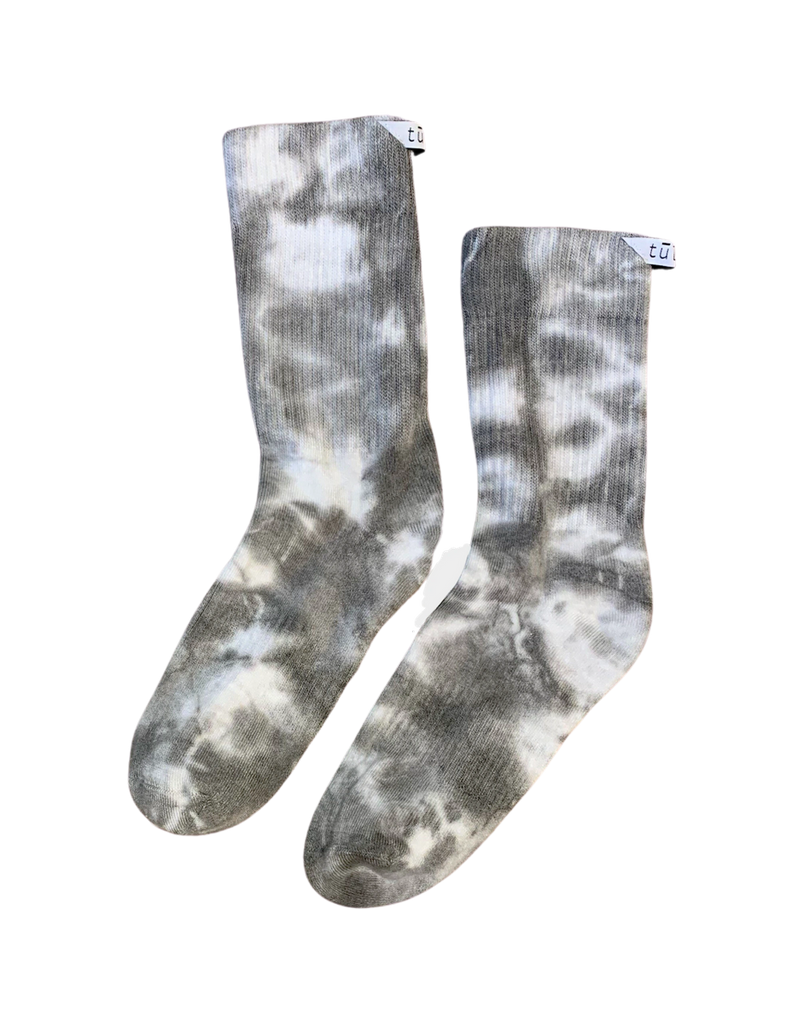 Tie-Dye Charcoal Socks